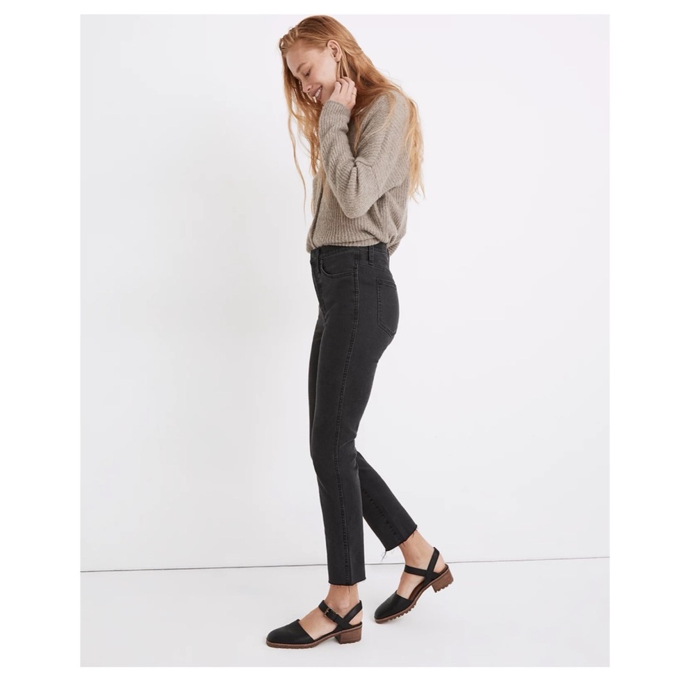 Stovepipe Jeans in Banberry Wash: Raw-Hem Edition